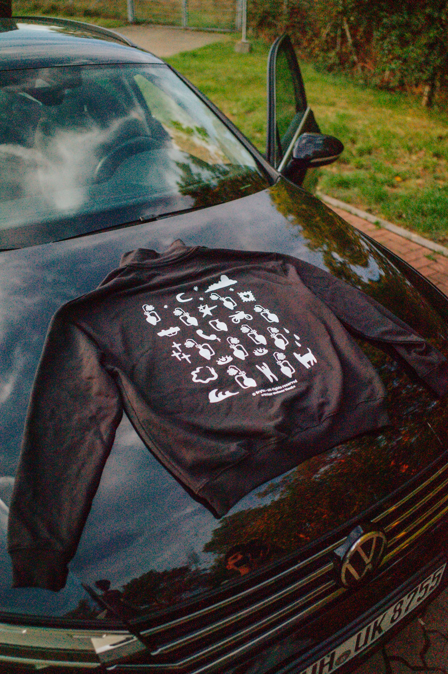 Half-Zip - Schwarz