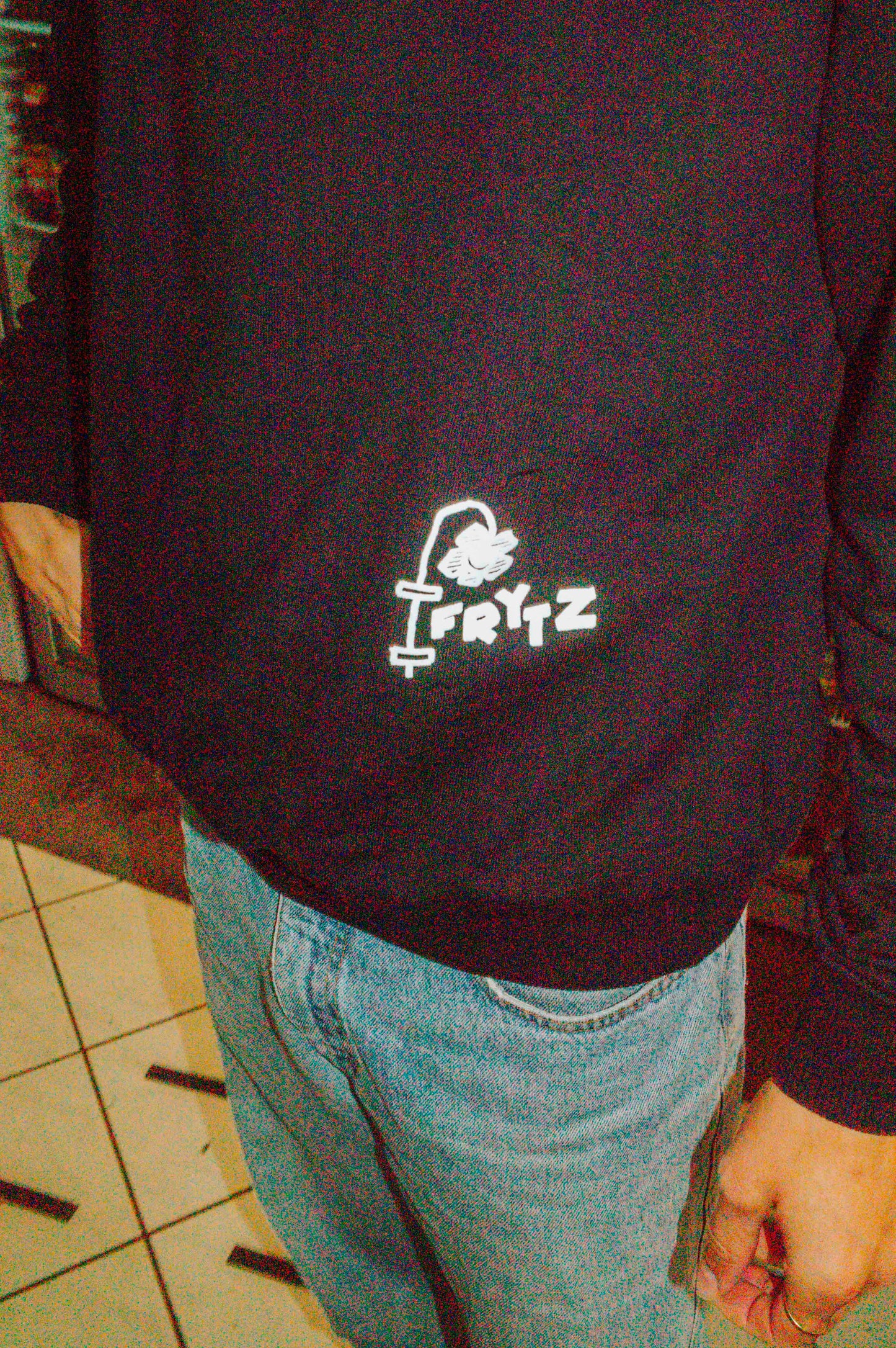 Half-Zip - Schwarz